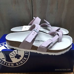 Birkenstock | Shoes | Nwt Mayari Lilac Nubuck Leather Regular | Poshmark